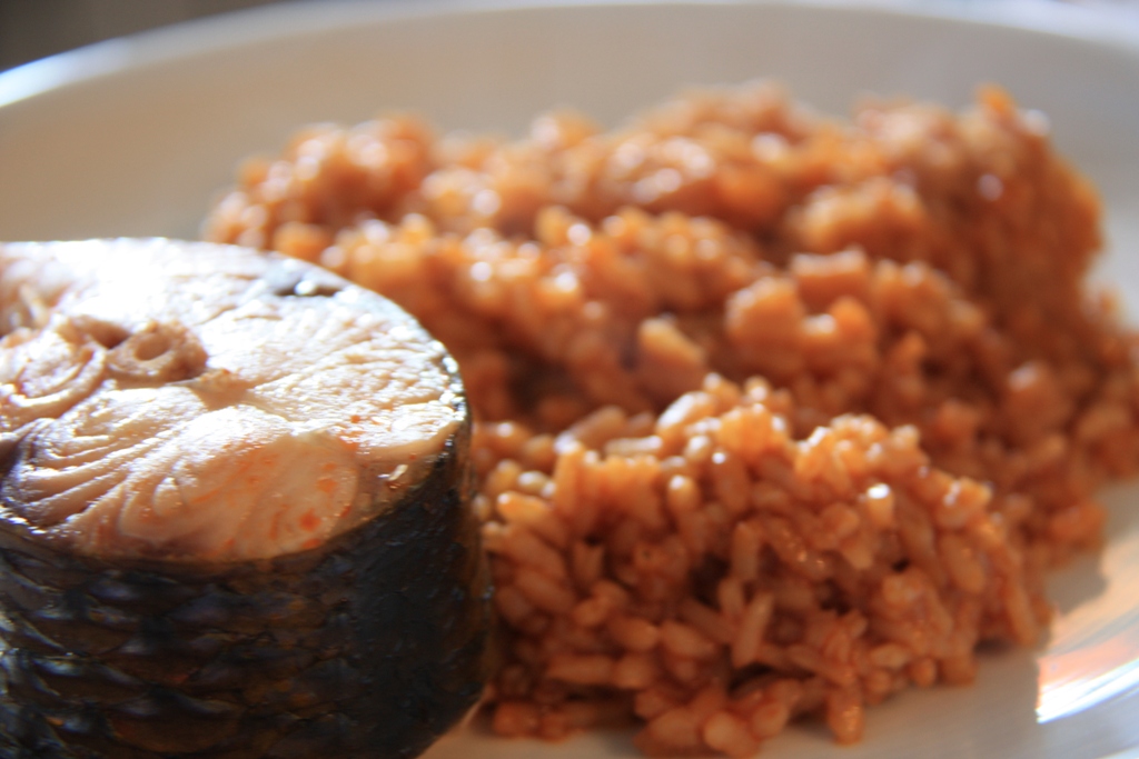 Arroz caldero con mújol, plato típico del Mar Menor